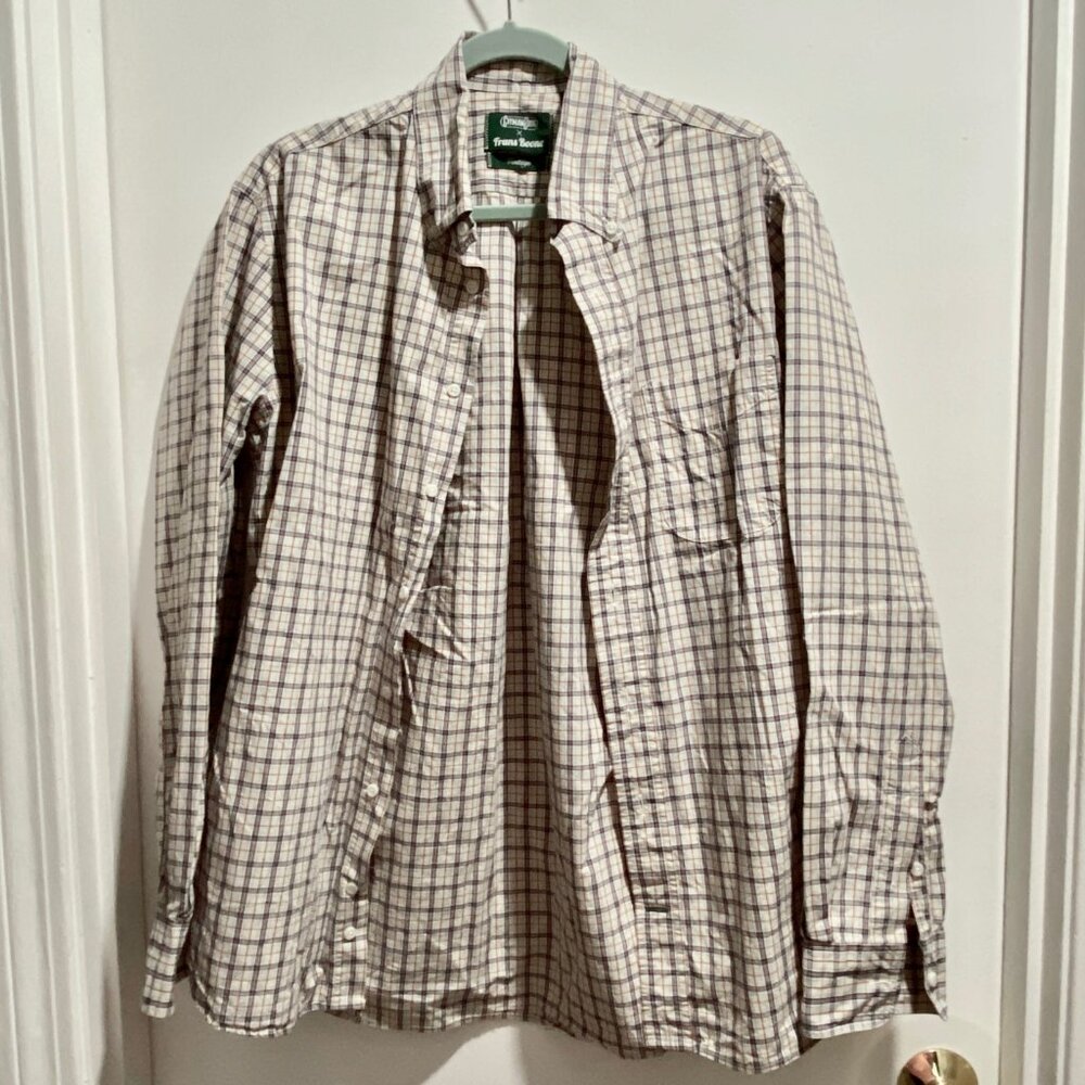 (10) Gitman Bros Vintage X Frans Boone Quiet Luxury Minimalist Cotton Shirt L